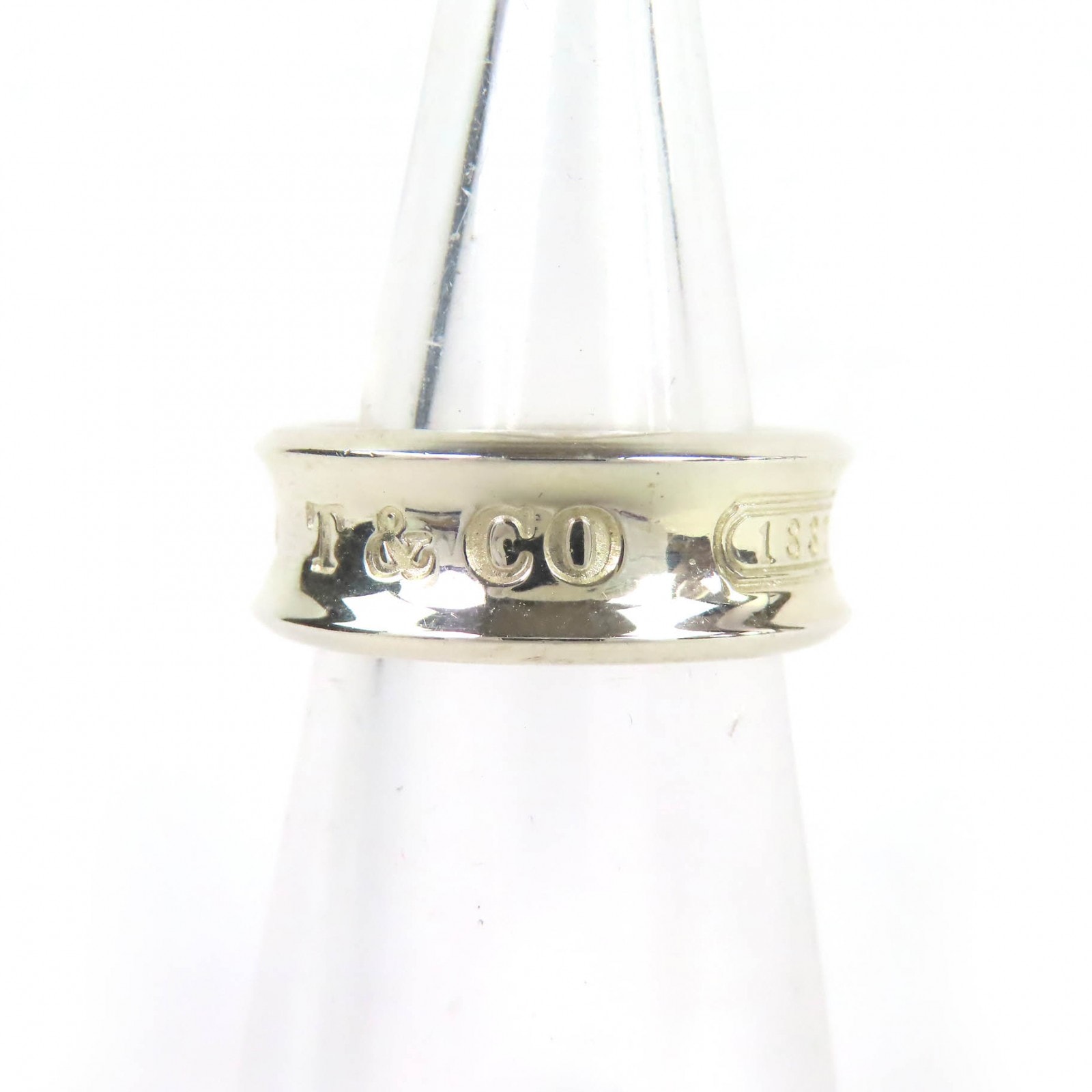 極美品 ティファニー ナロー リング 指輪 シルバー 日本サイズ約8号 1837