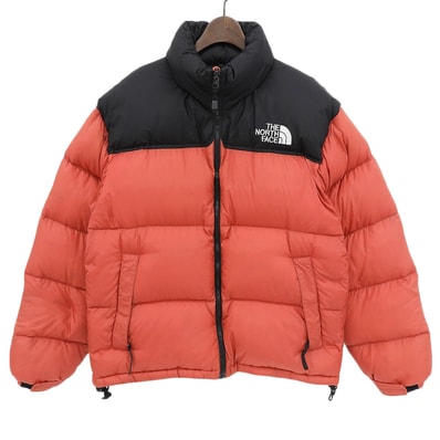 ノースフェイス ヌプシ ダウンジャケット メンズ レッド M M