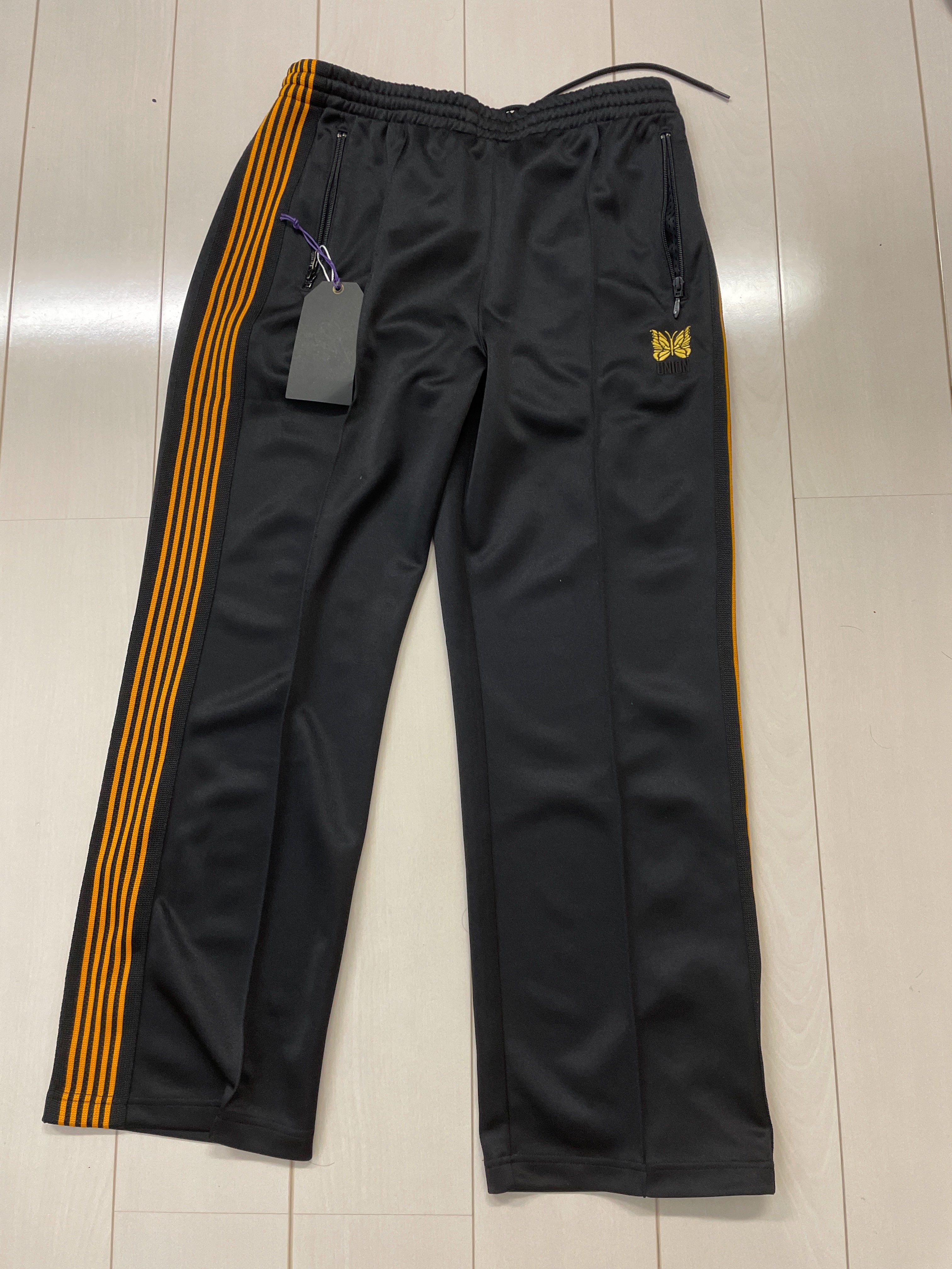 UNION X NEEDLES TRACK PANTS "Black"