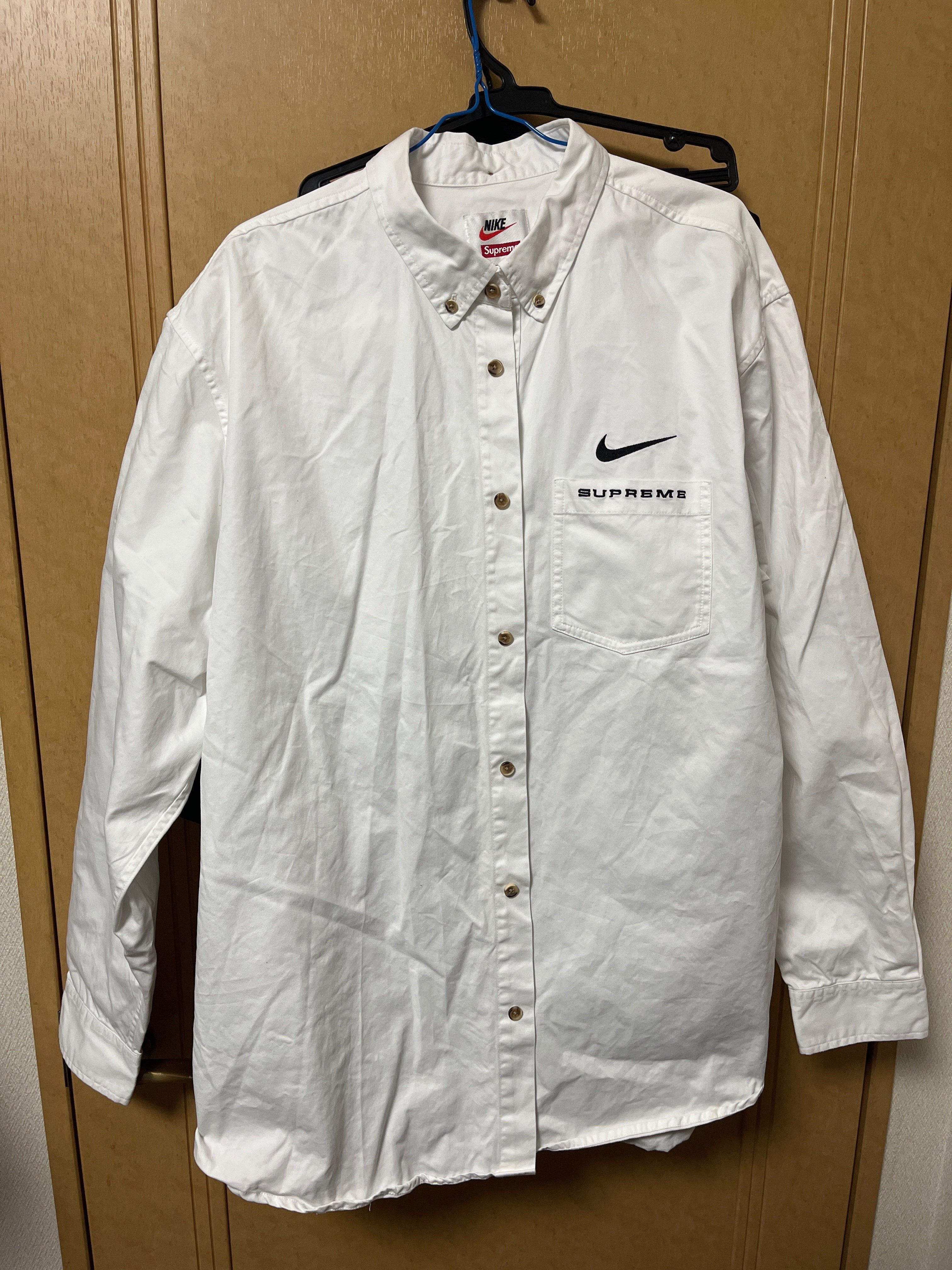 Supreme / Nike® Cotton Twill Shirt "White"