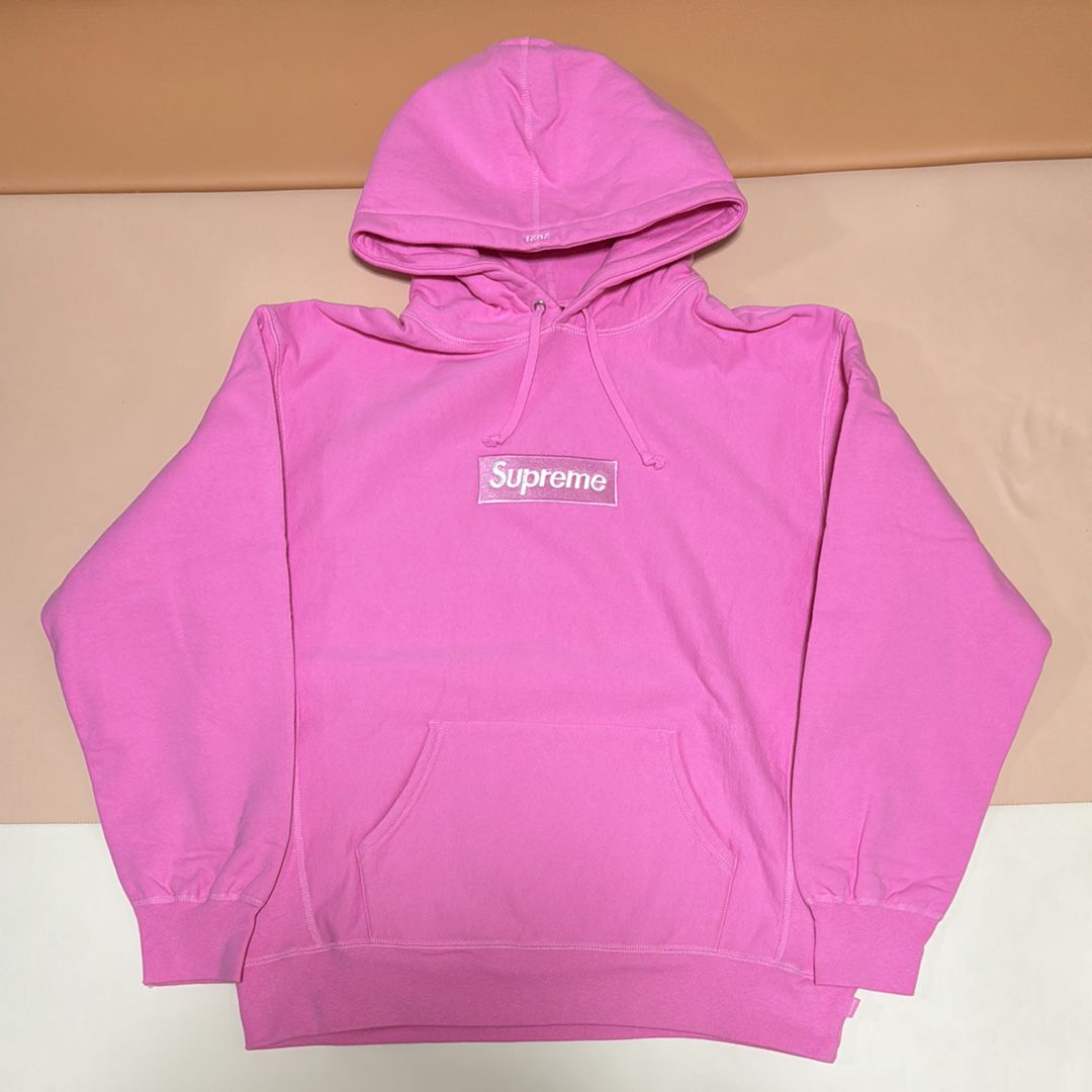 Supreme Box Logo Hooded Sweatshirt "Pink" (21FW)