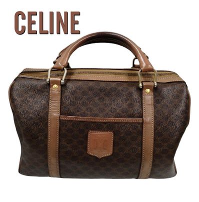 CELINE セリーヌ マカダム柄 バンドバッグ ミニボストン