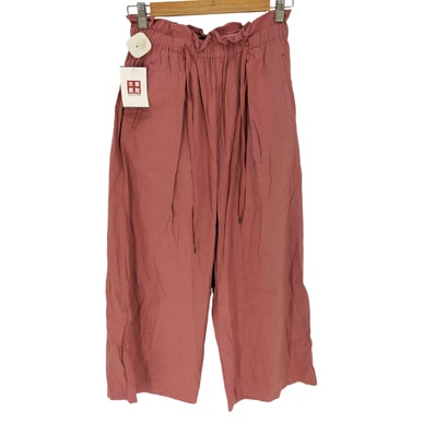 23AW ハイウエストワイドパンツ リネン【1142554343772】