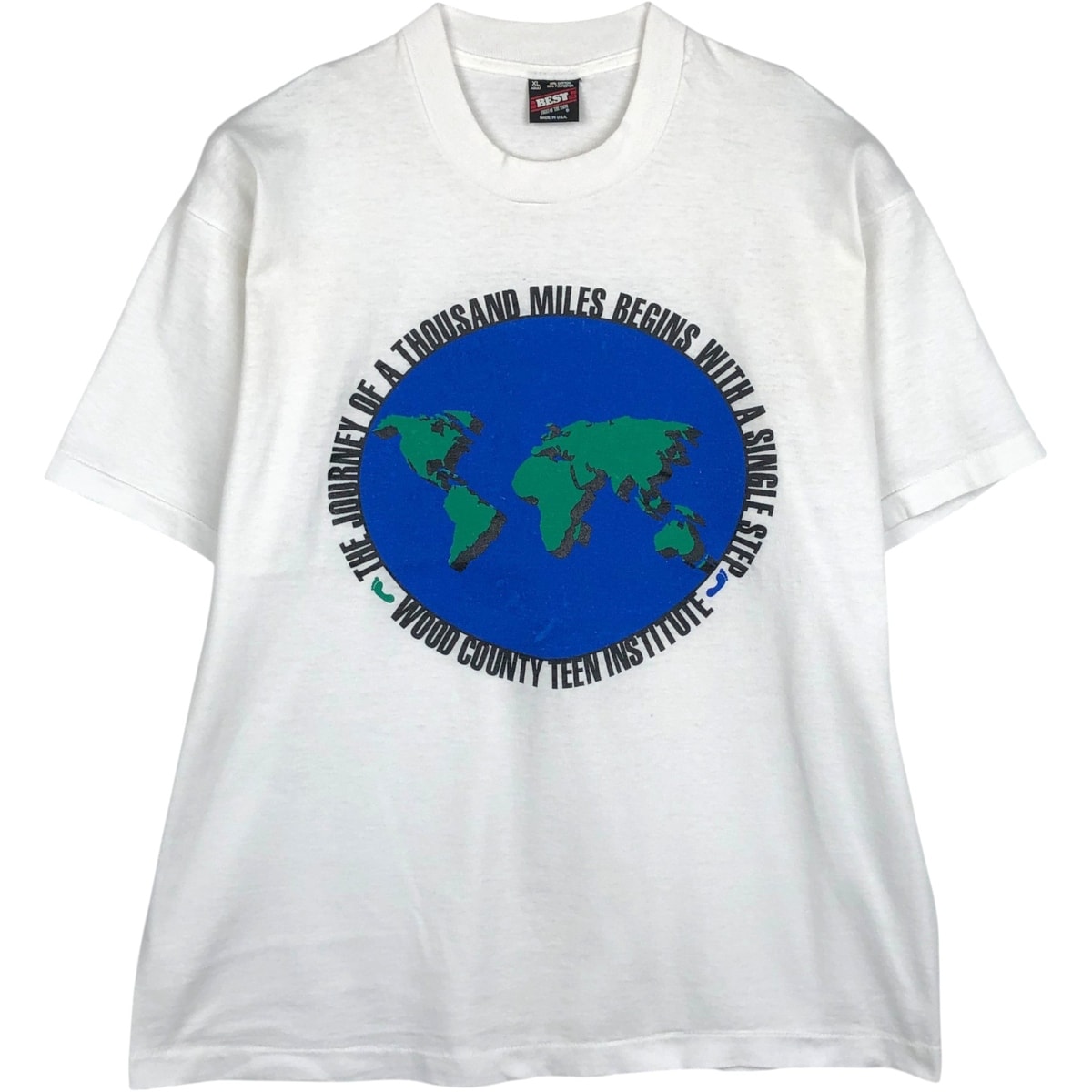 古着 90年代 フルーツオブザルーム FRUIT OF THE LOOM BEST プリントTシャツ USA製 メンズXL相当/eaa650399