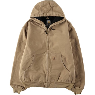 古着 カーハート Carhartt アクティブジャケット ダックフルジップパーカー メンズL相当/eaa636529