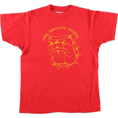 古着 80年代 ヘインズ Hanes Fifty-Fifty 青タグ カレッジTシャツ USA製 メンズM相当 ヴィンテージ/eaa538864