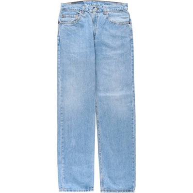 古着 00年代 リーバイス Levi's 505 REGULAR FIT STRAIGHT LEG テーパードデニムパンツ USA製 メンズw32相当/eaa645248