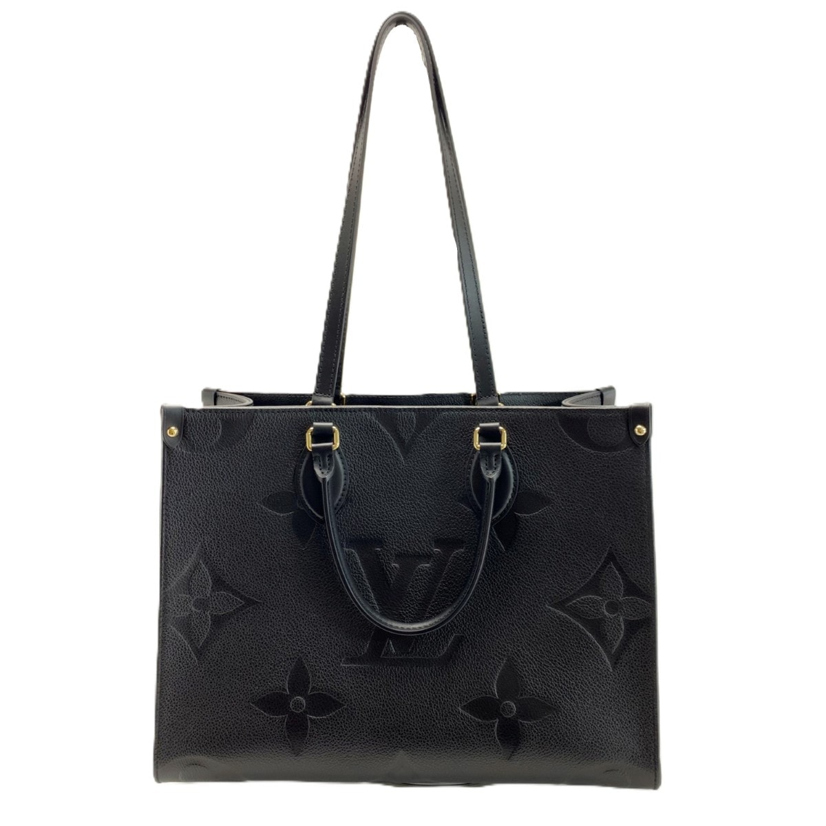 LOUIS VUITTON ルイヴィトン オンザゴーMM モノグラムジャイアント M45595 ノワール 2WAYバッグ