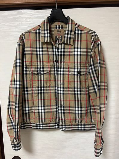 Supreme / Burberry Denim Trucker Jacket "Beige"