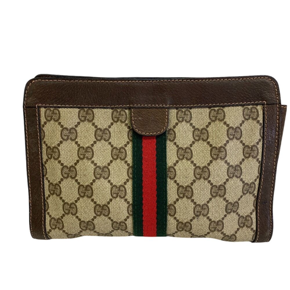 グッチ GUCCI セカンドバッグ シェリー オールドグッチ ブラウン