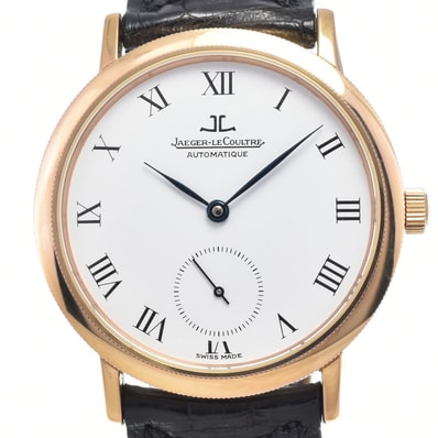 ジャガー・ルクルト JAEGER-LECOULTRE 155.2.9 ジェントローム ホワイト 自動巻き メンズ 美品 腕時計 P#148963
