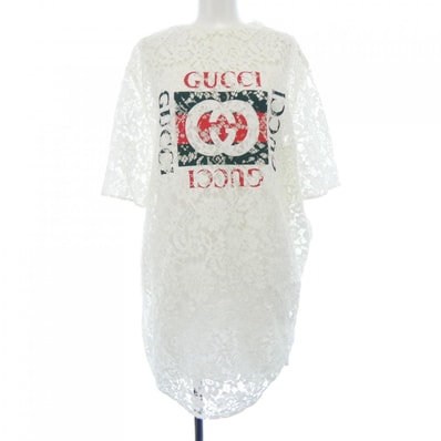 グッチ GUCCI フローラルコットンレーストップ 788990 ZAQP7 チュニック