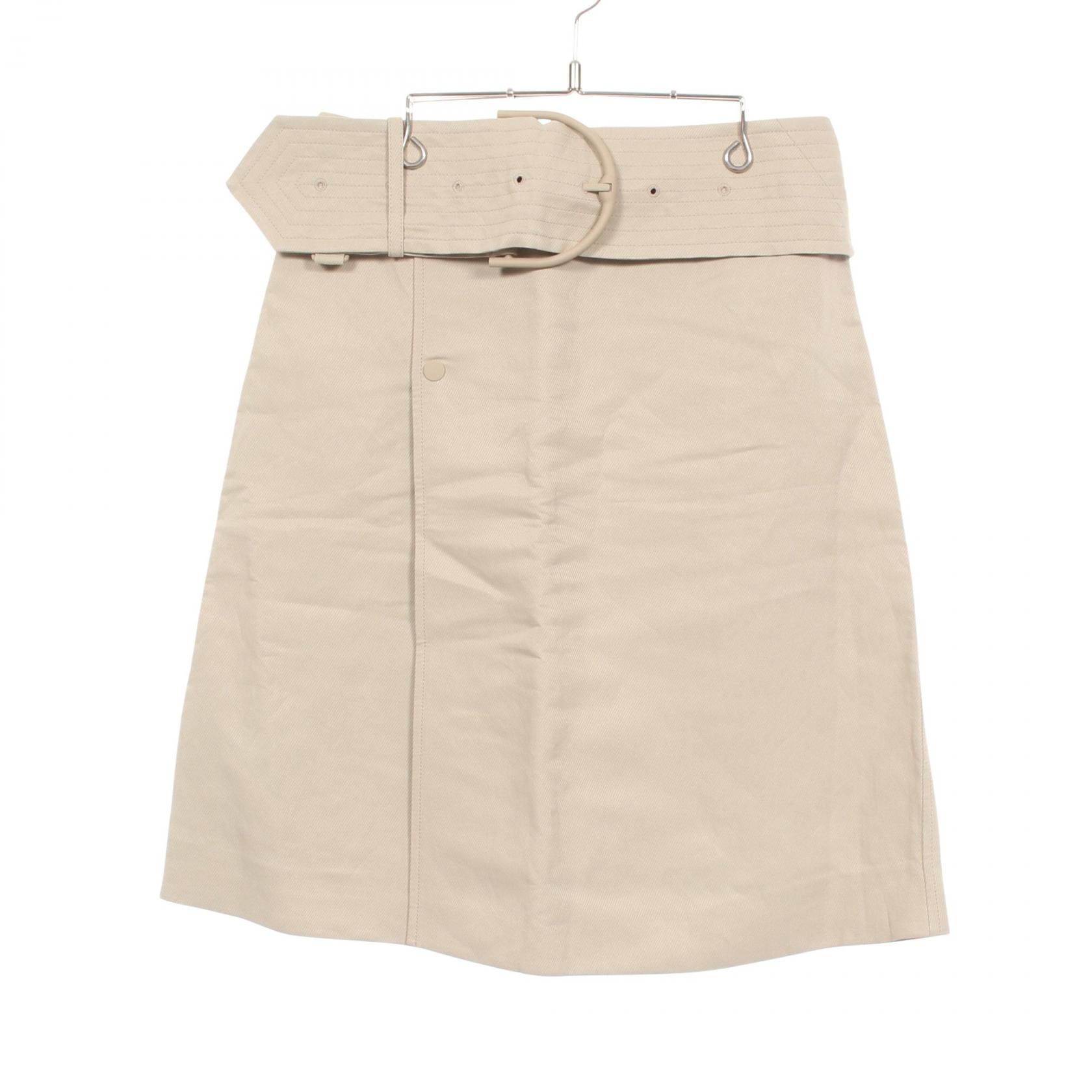バーバリー BURBERRY スカート 衣料品 ボトムス ペーパーファイバー レディース ベージュ系 【中古】