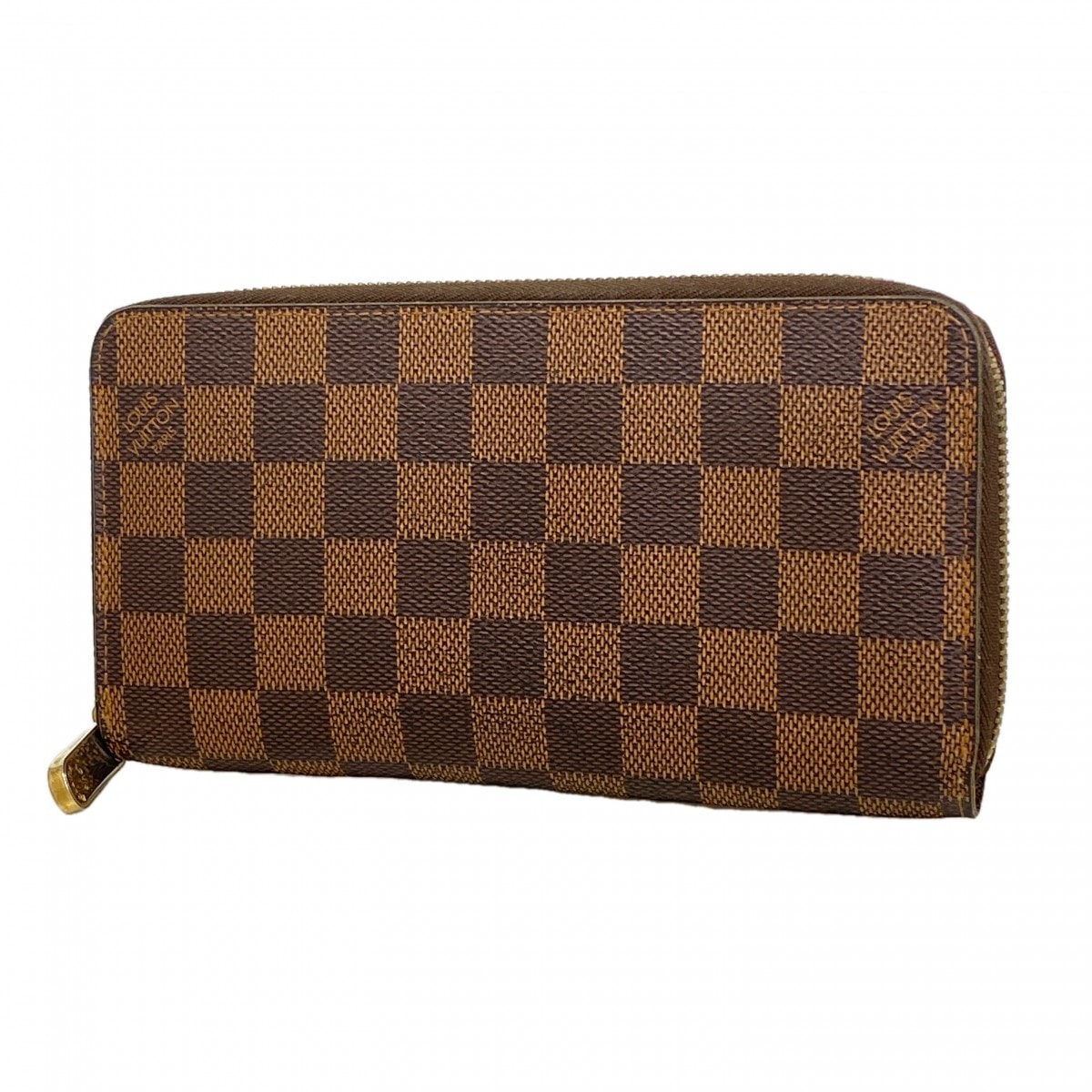 【6gd4565】ルイヴィトン 長財布 ダミエ ジッピーウォレット N60015 エベヌ【中古】メンズ レディース ユニセックス