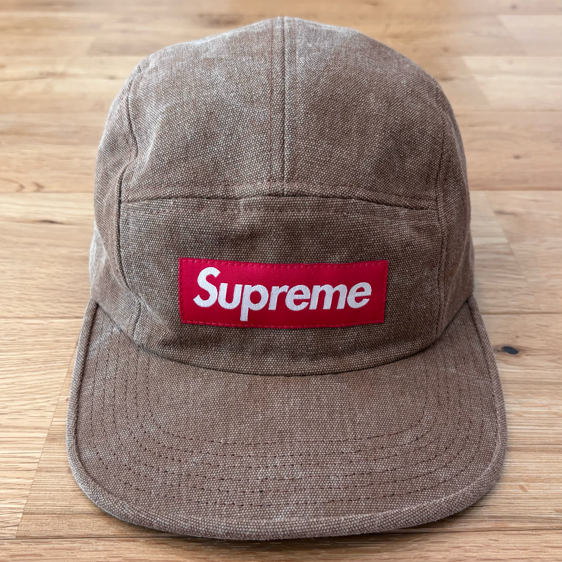 Supreme Washed Canvas Camp Cap ウォッシュド キャンバス キャンプ キャップ ボックスロゴ