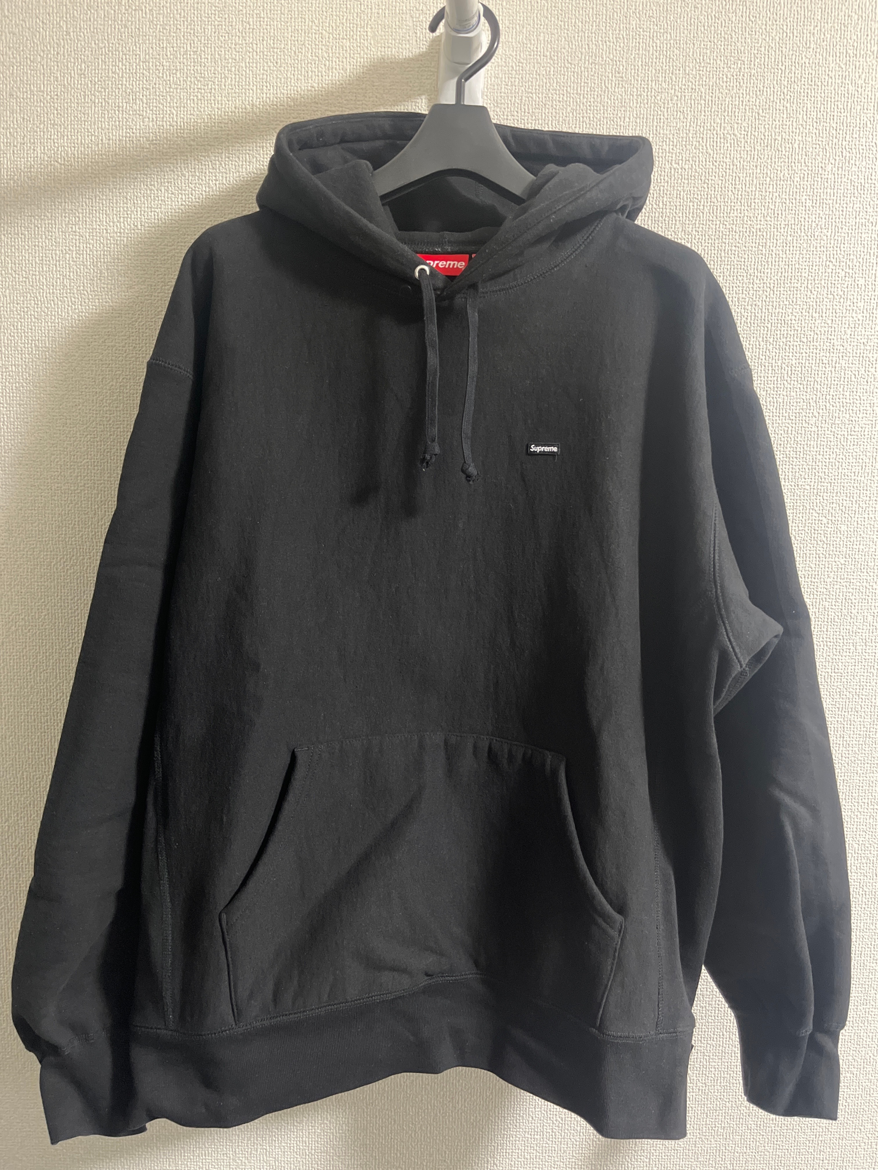 Supreme Small Box Hooded Sweatshirt "Charcoal" (21FW)