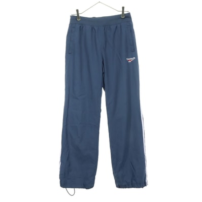 美品 Reebok リーボック ワンポイントロゴ トラックパンツ L ネイビー ジャージ