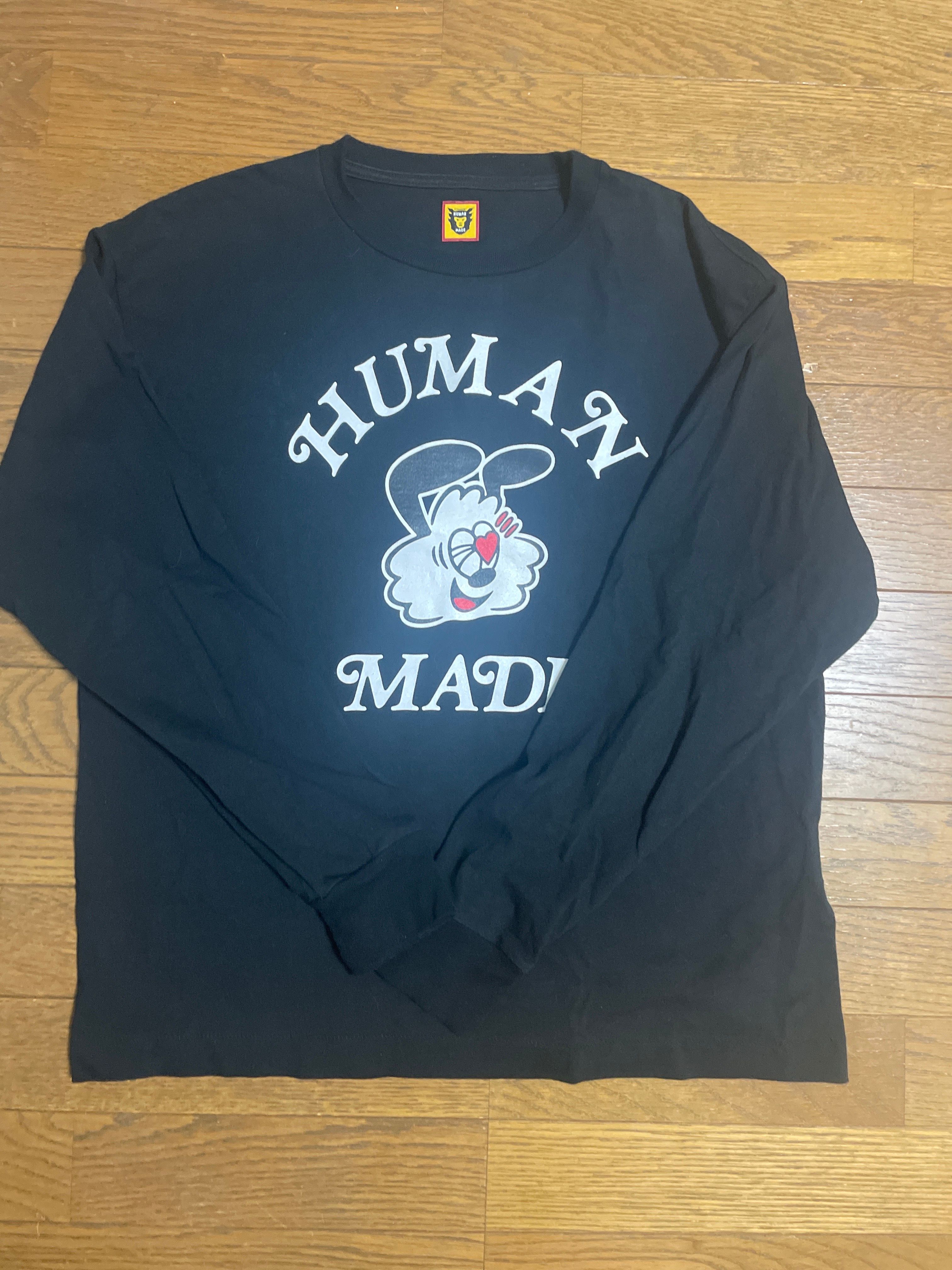 HUMAN MADE GDC White Day L/S T-shirt "Black" / VERDY