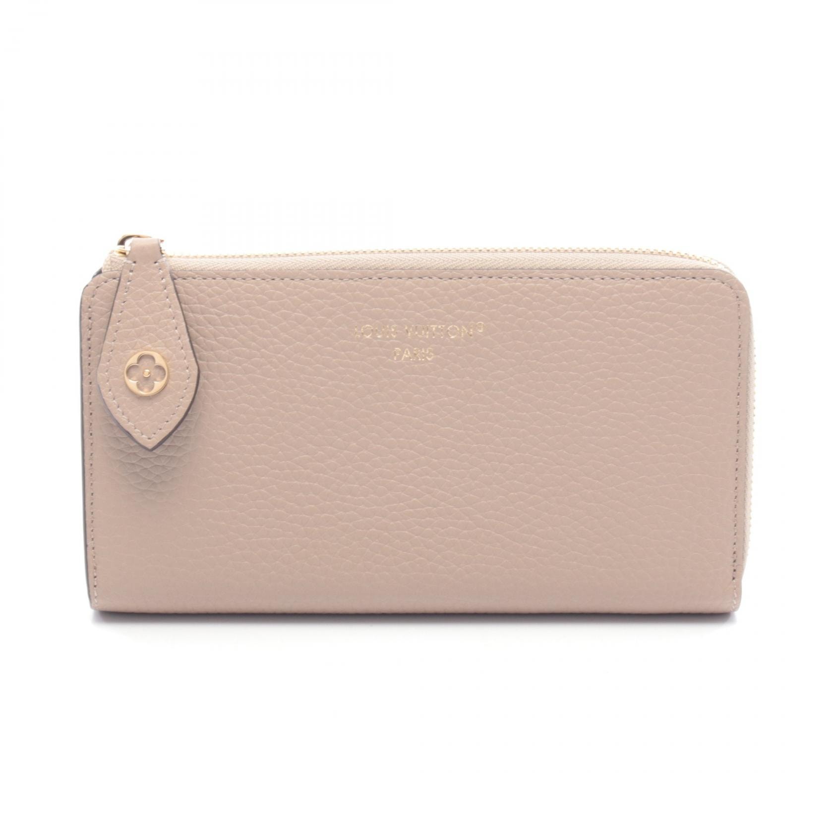 ルイ・ヴィトン LOUIS VUITTON ポルトフォイユ コメット L型ファスナー長財布 財布 レザー トリヨンレザー トリヨンレザー ガレ レディース ベージュ系 M63104 【中古】