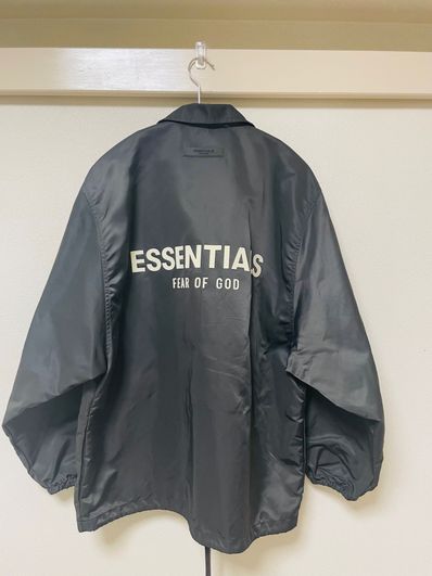 FEAR OF GOD ESSENTIALS COACH JACKET "Iron"
