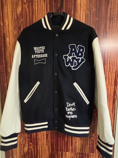 Wasted Youth Afterbase VARSITY JACKET "Navy" / VERDY