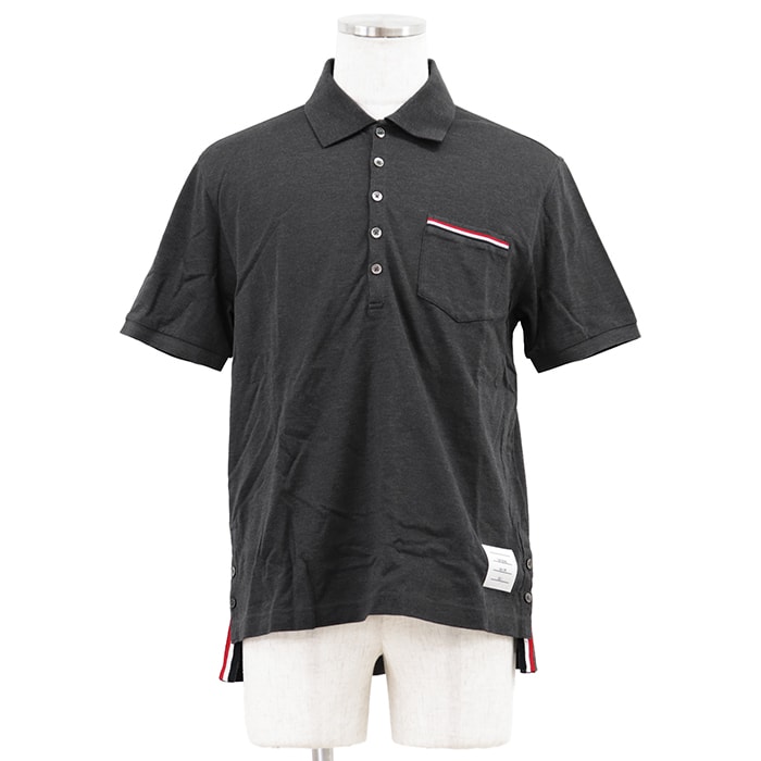 新品 トムブラウン ポロシャツ サイズ0 THOM BROWNE THOM BROWNE⁄トム