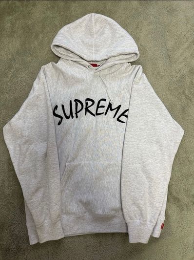 Supreme FTP Arc Hooded Sweatshirt "Grey"