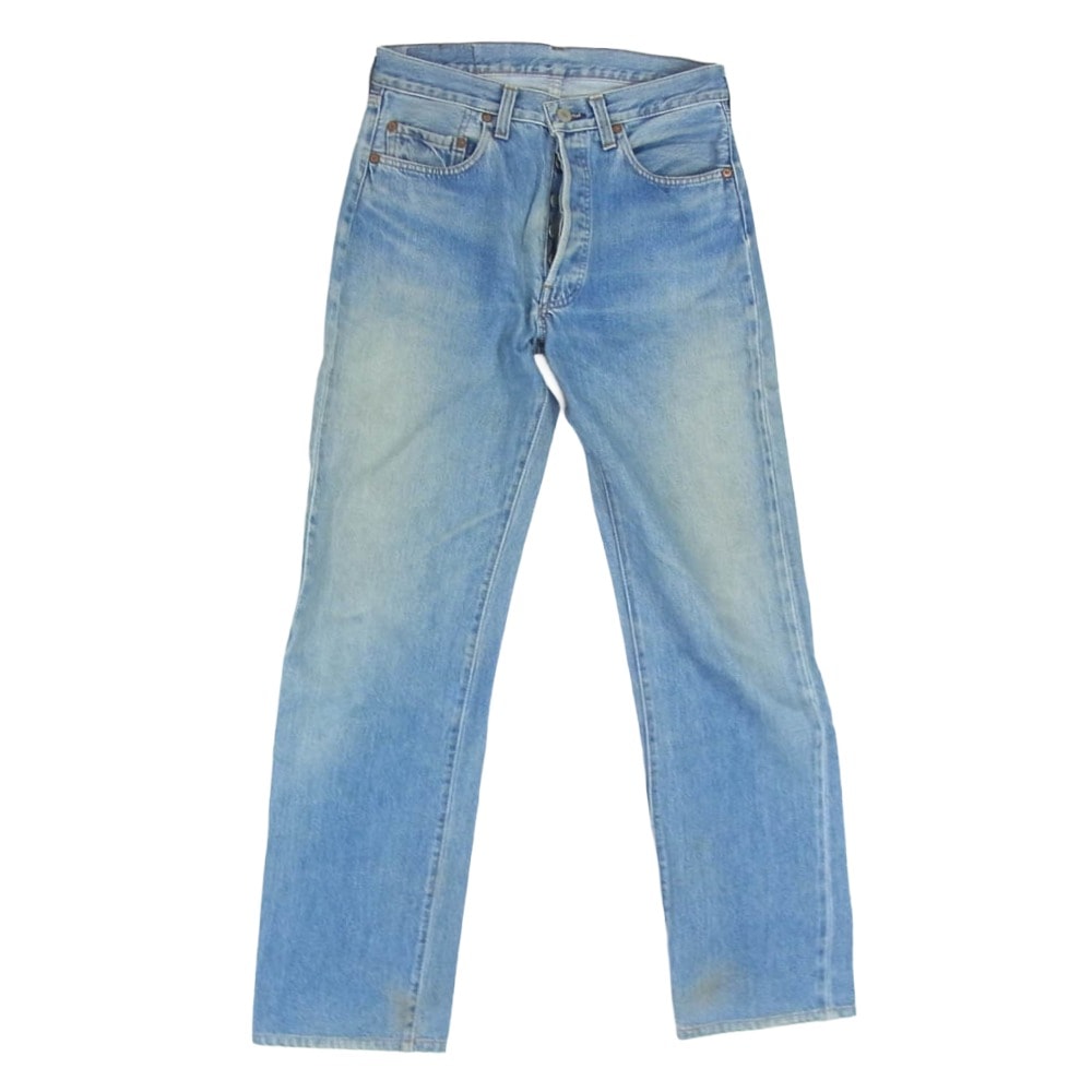 Levi's リーバイス デニムパンツ 80s 501 赤耳 smalle 裏刻印524 ボタンフライ デニム パンツ インディゴブルー系 サイズ表記無【中古】