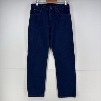 古着 90's/90年代 リー Lee USA製 デニム パンツ 5ポケット ストレート ジップ w36 L32 ブルー メンズ