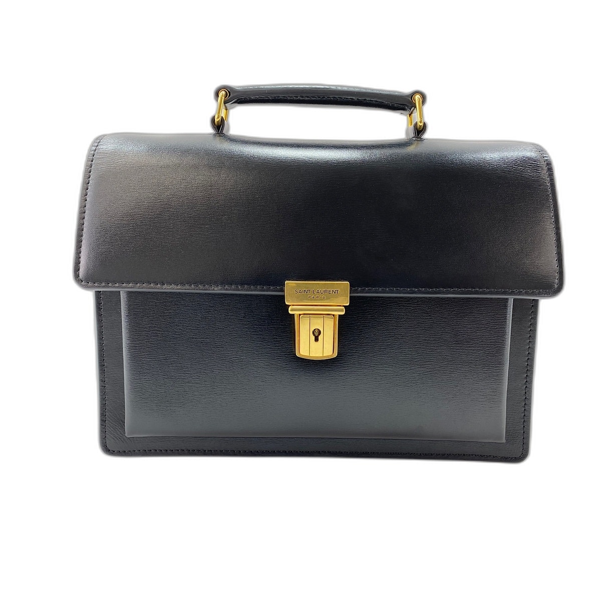 イヴ・サンローラン YSL レザー 2WAYハイスクール ハンドバッグ【中古】