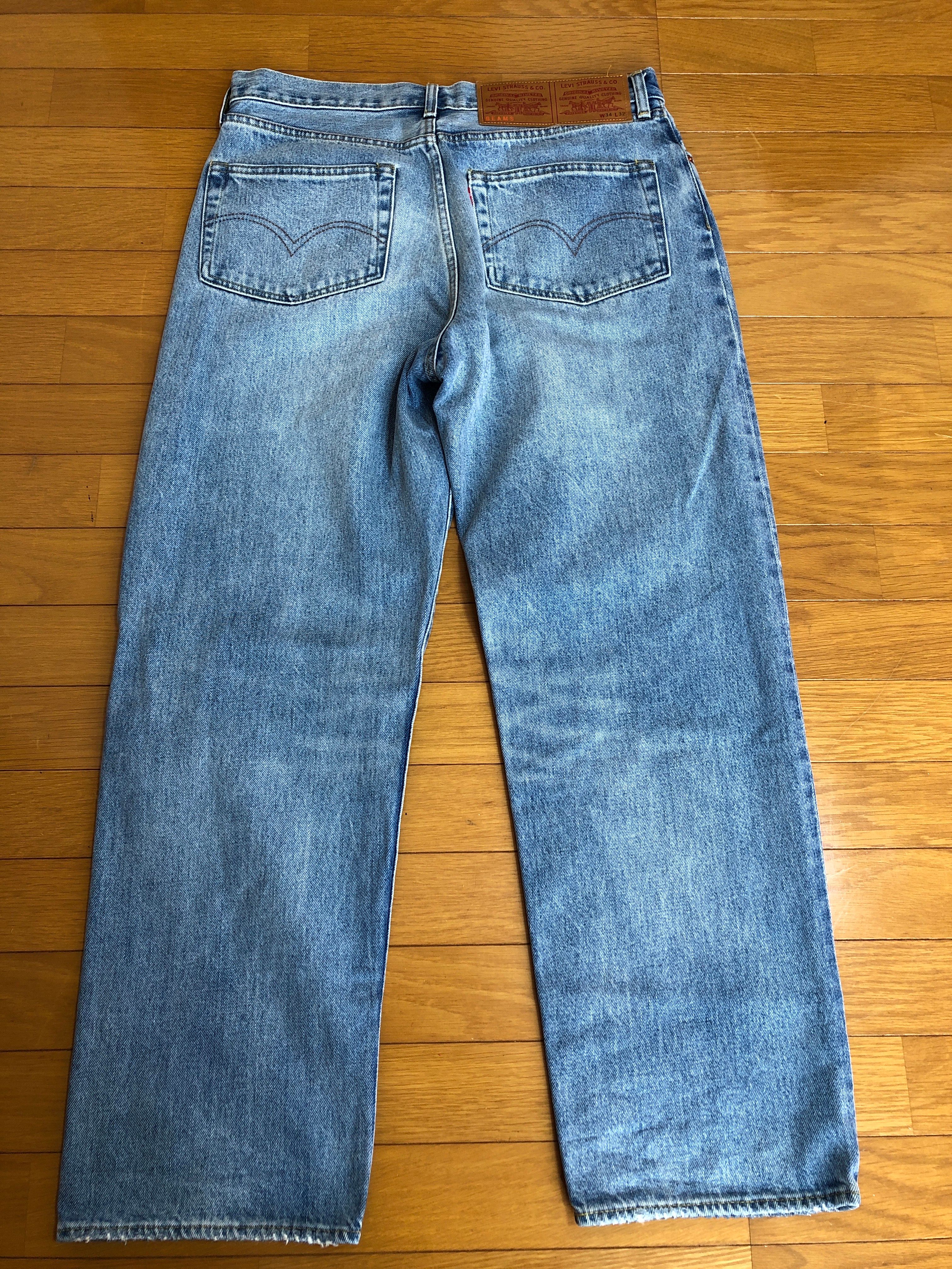 LEVI'S x BEAMS Super Wide V2 Jeans "Vintage Wash"