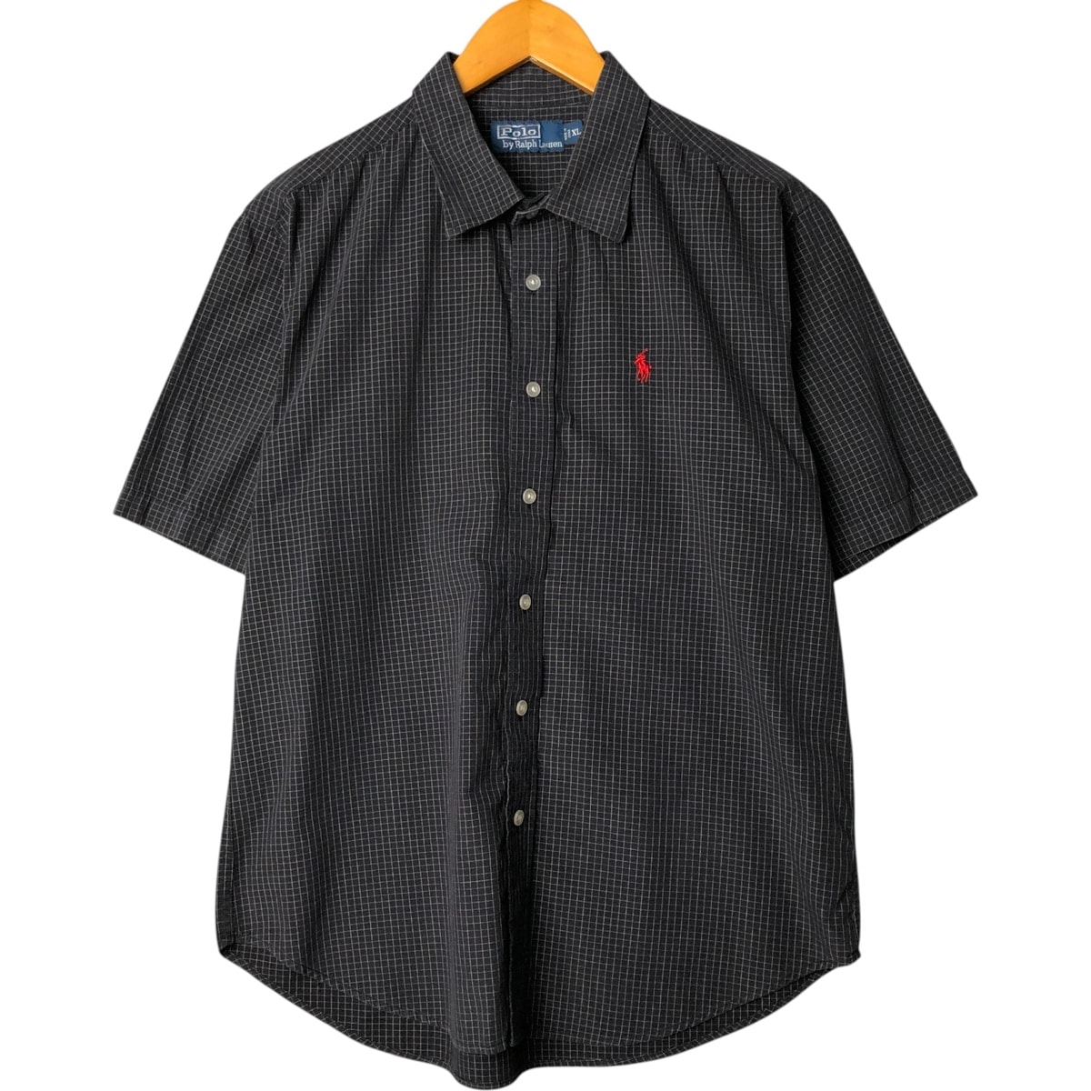 古着 ラルフローレン Ralph Lauren POLO by Ralph Lauren 半袖 チェックシャツ メンズXL相当/eaa576918