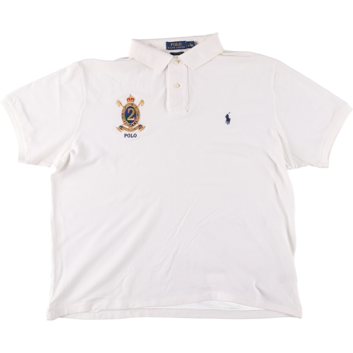 古着 ラルフローレン Ralph Lauren POLO RALPH LAUREN CUSTOM FIT 半袖 ポロシャツ メンズXL相当/eaa531725