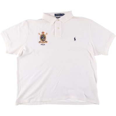 古着 ラルフローレン Ralph Lauren POLO RALPH LAUREN CUSTOM FIT 半袖 ポロシャツ メンズXL相当/eaa531725