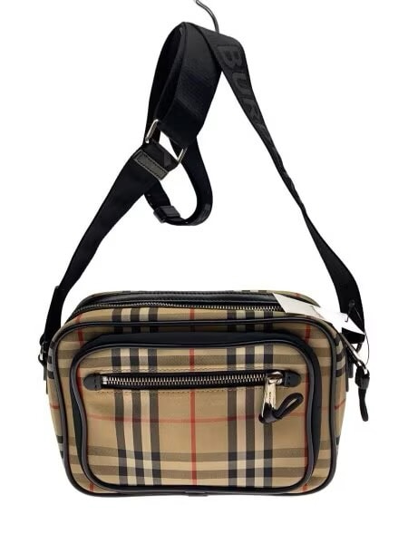 BURBERRY Vintage Check & Leather Crossbody Bag "Archive Beige"