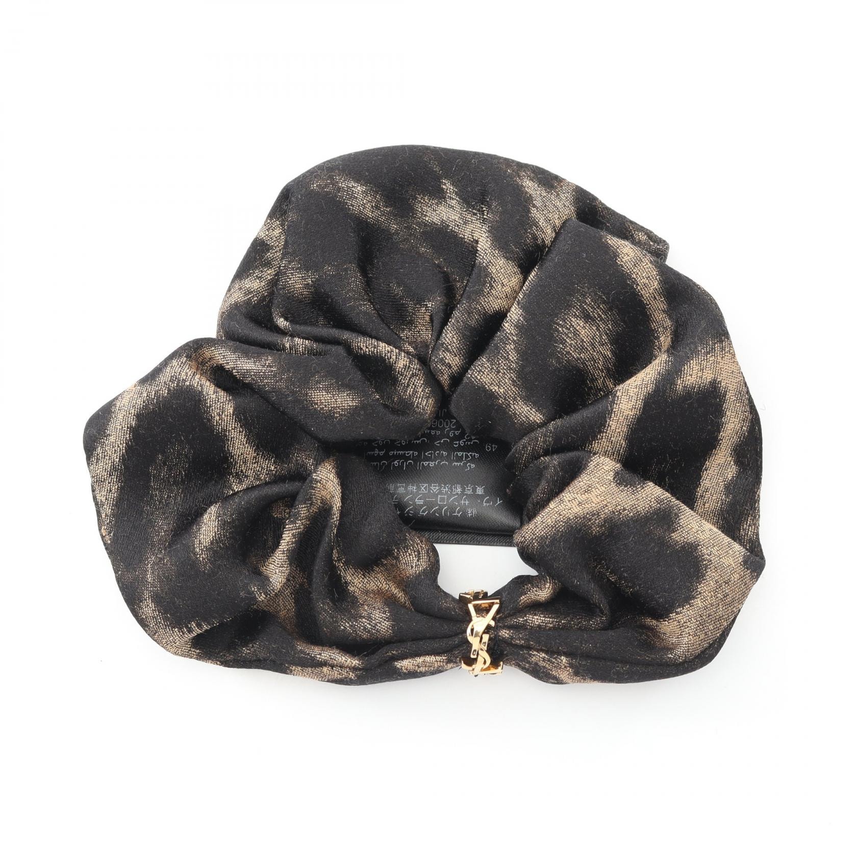 サンローランパリ SAINT LAURENT PARIS カサンドラ シュシュ 衣料品 シルク / カシミヤ レディース ブラック系 / ベージュ系 8431753YS369780 【新品】