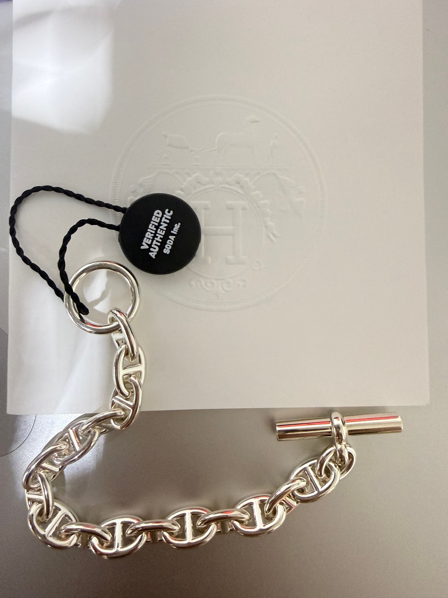 Hermes Chaine D'ancre PM Bracelet "Silver"