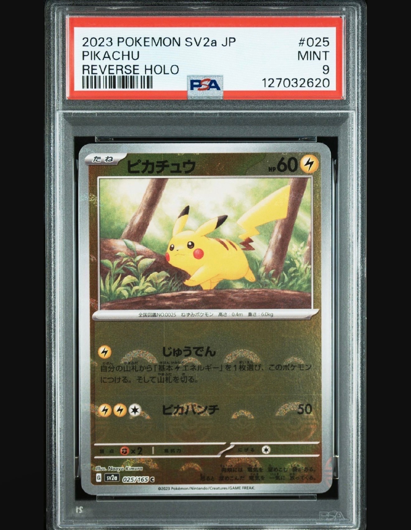 ピカチュウ C: モンスターボールミラー[SV2a 025/165](強化拡張パック「ポケモンカード151」)