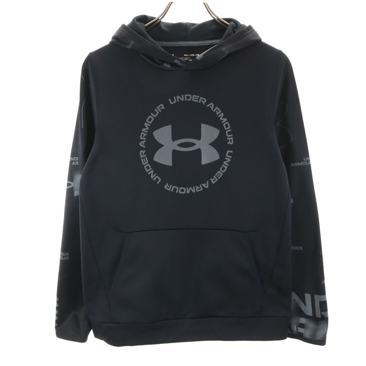 UNDER ARMOUR アンダーアーマー 長袖 パーカー YXL ブラック