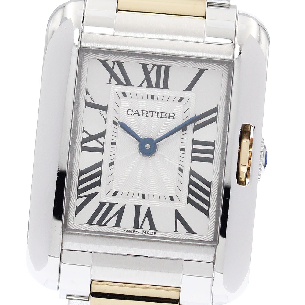 ☆良品 カルティエ タンクアングレーズSM レディース 【中古】