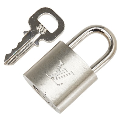 ルイ ヴィトン カデナ 南京錠 キー セット シルバー メタル レディース LOUIS VUITTON 【中古】