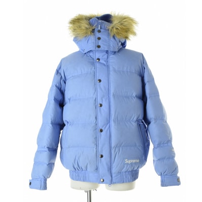 Supreme Facemask 700-Fill Down Puffer Jacket "Light Blue"