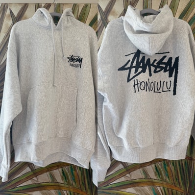 【正規店購入品】※稀少※Stussy ホノルル限定フーディ size L タグ有り