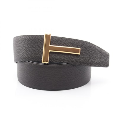 トムフォード TOM FORD Tアイコン ベルト 衣料品 レザー メンズ ブラウン系 TB178LCL236GENB90 【新品】