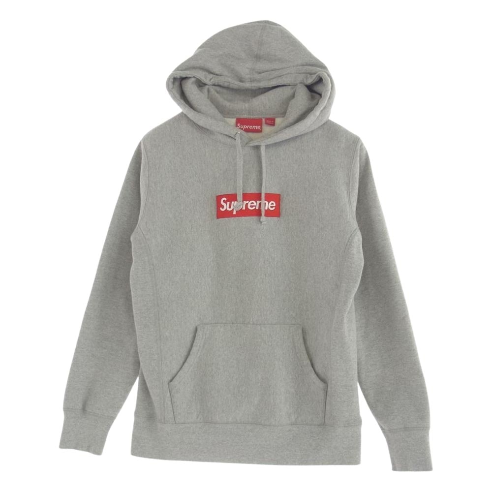 Supreme シュプリーム パーカー 16AW Box Logo Hooded Sweatshirt ボックス ロゴ プルオーバー パーカー グレー系 S【中古】