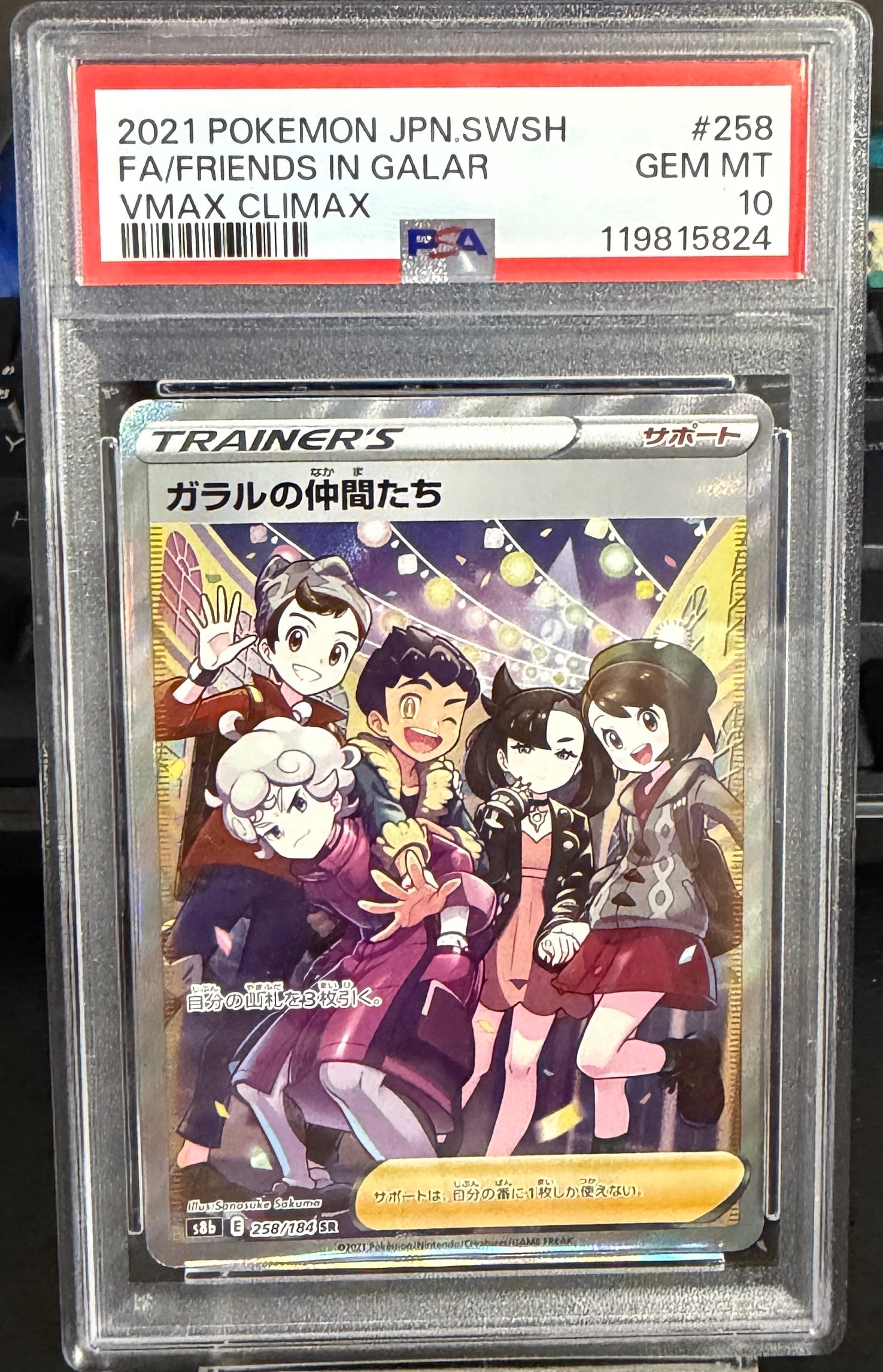 ガラルの仲間たち SR[S8b 258/184](ハイクラスパック「VMAX