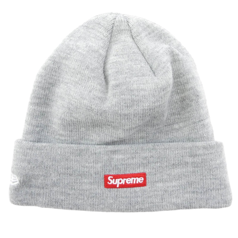 Supreme シュプリーム ニットキャップ 19AW x New Era S Logo Beanie Heather Grey ニューエラ エスロゴ ビーニー ヘザーグレー ニットキャップ ニット帽 グレー系【中古】