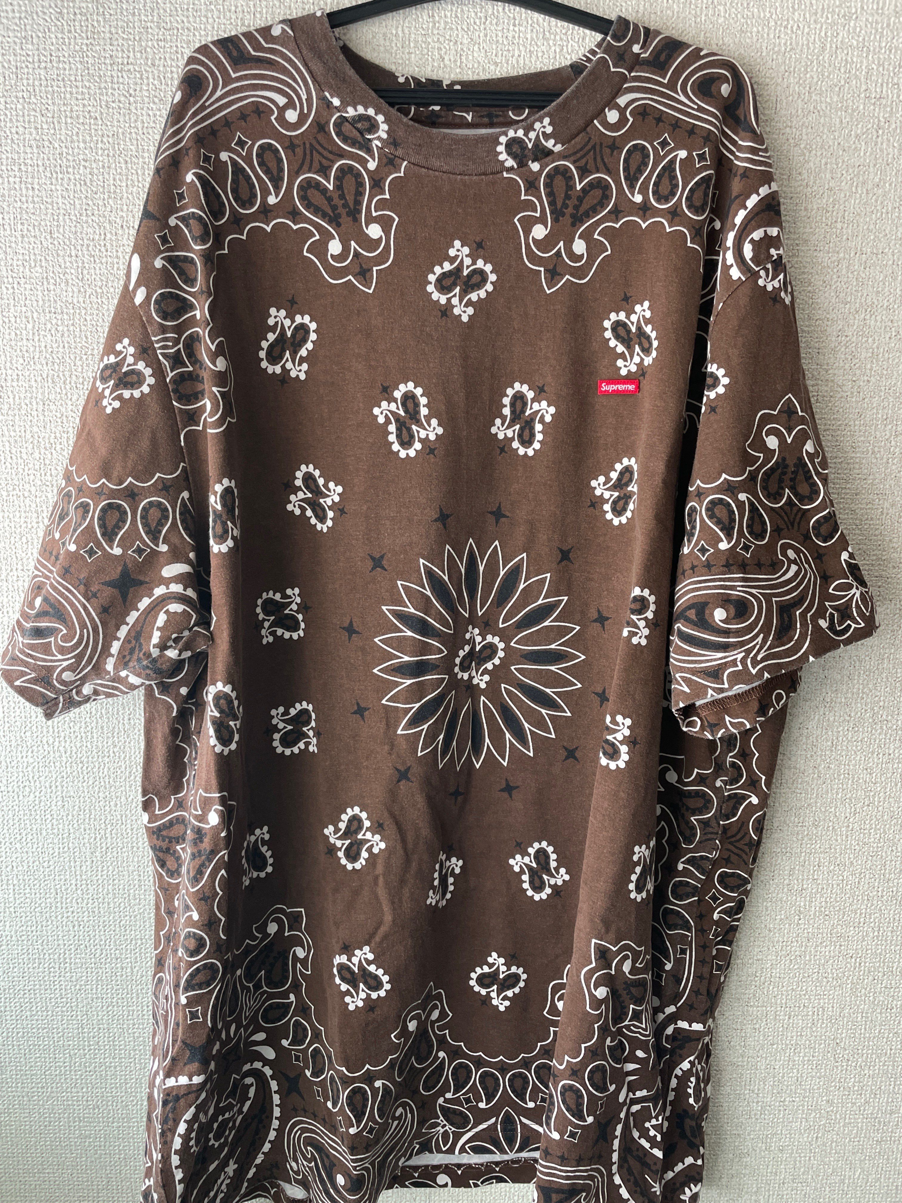 Supreme Small Box Tee "Bandana Brown"(21SS)