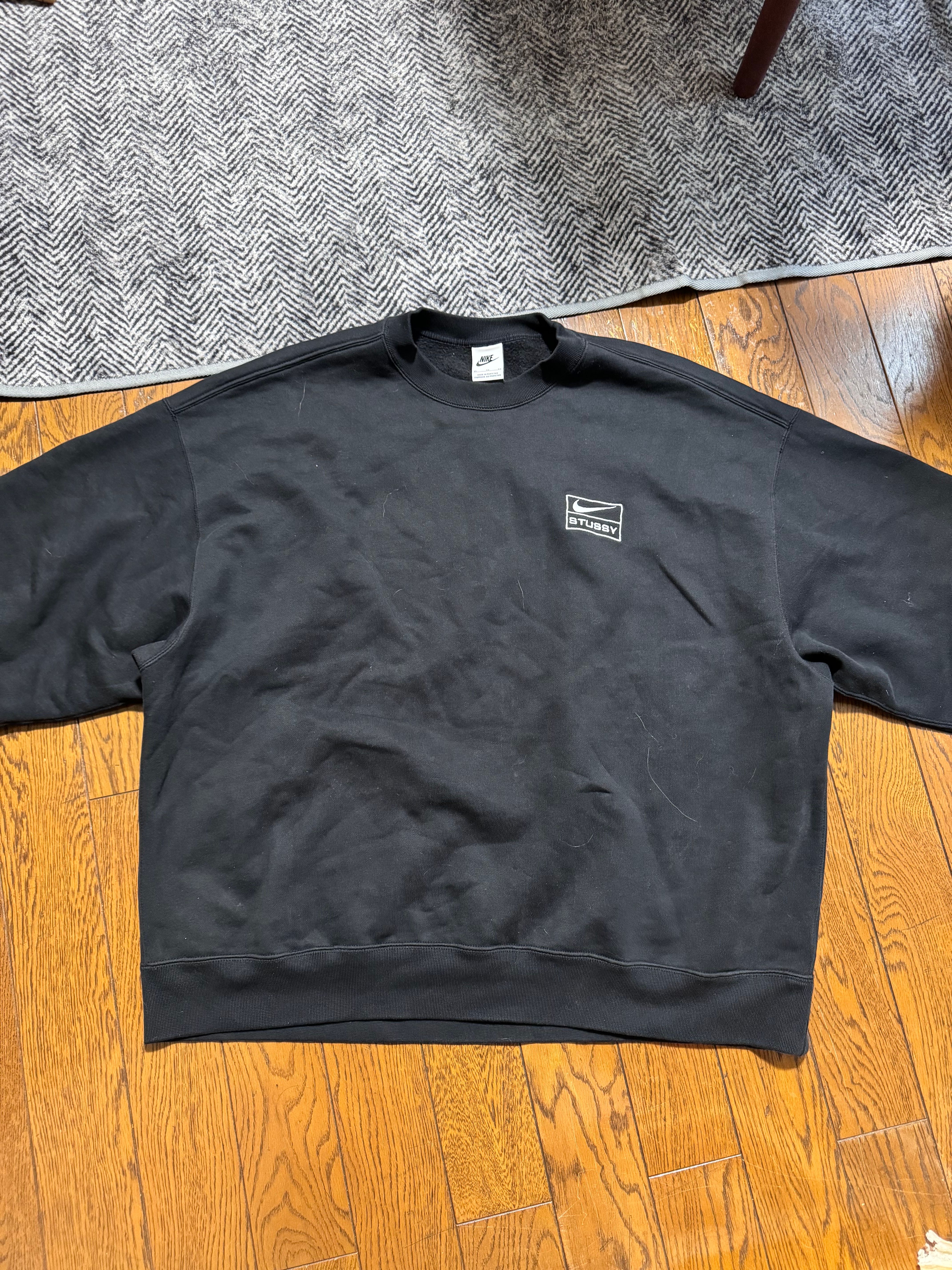 Stussy x Nike Wash Crew (US Size) "Black" DO5310-010