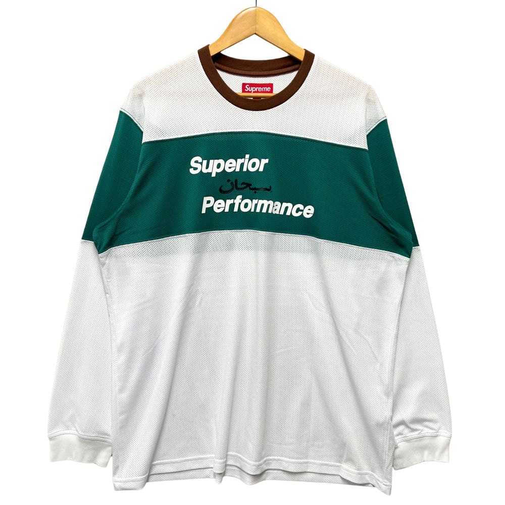 SUPREME シュプリーム Arabic Mesh L/S Top アラビック メッシュ ロング カットソー 長袖Tシャツ 54942